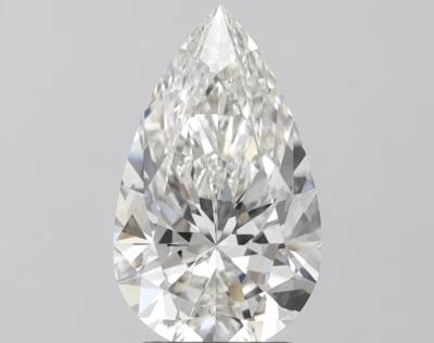 3 CT Pear Shape Lab Grown Diamond for Necklace or Bracelet | IGI Certified - Image 1 of 2