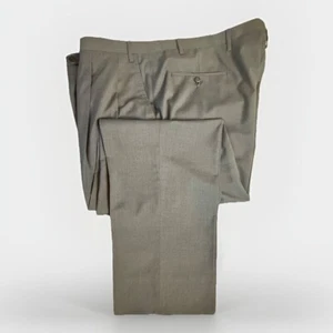 Kiton Men's Dark Grey Pleated Wool Dress Pants Size 45 US 45x30 $1,795 Perfect - Picture 1 of 11