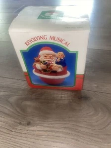 Vintage Kurt S Adler Inc Santa's World RolyPoly Revolving Musical Santa Taiwan - Picture 1 of 7