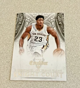 2014 Panini Excalibur Knight Court #20 Anthony Davis Pelicans/Lakers 19/49 - Picture 1 of 2