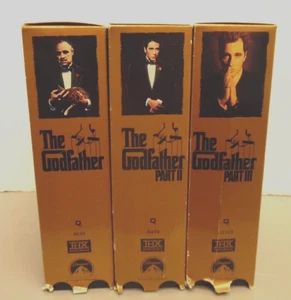 The Godfather Trilogy THX Digitally Mastered VHS Box Set - Picture 1 of 9