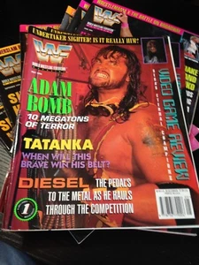 WWF WWE Magazine MAY 1994 - Adam Bomb Cover + Merchandise Catalog - Picture 1 of 3