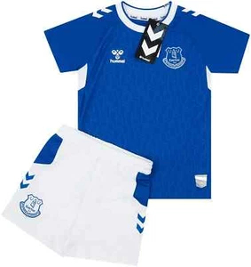 Everton FC Junior Kid's Home Football Shirt & Shorts Official Product UK Seller - Picture 1 of 25