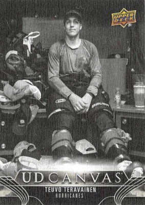 2023-24 Upper Deck UD Canvas Black and White #C137 Teuvo Teravainen - Image 1 of 2