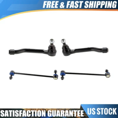 Mevotech 4X Front Steering Tie Rod End Sway Bar Link For 2014-2018 Acura MDX - Image 1 of 4