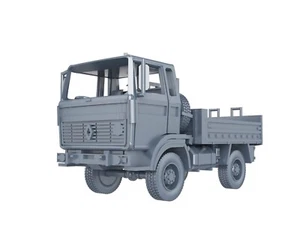 MODERN FRENCH - RENAULT TRUCK TRM 2000 PLATEAU - 1/56 1/72 1/87 1/100 3D PRINTED - Picture 1 of 5