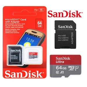 SanDisk Ultra 64GB MicroSD SDXC 120MB/s Class 10 Memory Card U3 V30 UHD 4K A1 AU - Picture 1 of 3