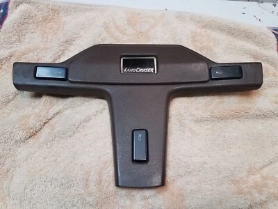Almohadilla de bocina de dirección marrón oscuro Toyota Land Cruiser FJ60 FJ62 1980-1990 Foto 1 de 4