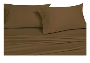 Royal's Solid Soft Bed Sheet Set Luxury Linens 100% Combed Cotton Deep Pocket - Picture 1 of 16