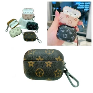 For Apple AirPod 4 Pro 2 3 Luxury Leather Pattern Shockproof Earphone Case Cover - Picture 1 of 15