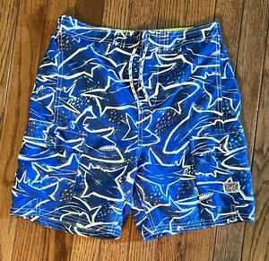 OshKosh Jungen blau Hai Badehose Größe 12 - Bild 1 von 4