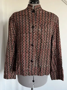 Chaqueta Blazer ANOKHI Diseño Algodón India Artesanal Acolchada De Colección Mediana/Grande - Imagen 1 de 6