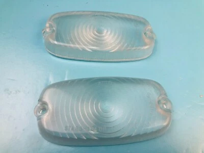 Luz de giro de estacionamiento Fiat 1500 1300 Vignale Stars lente Anterior NOS Foto 1 de 3