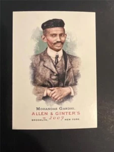 2007 Topps Allen & Ginter #103 Mohandas Gandhi Civil Rights Leader India - Picture 1 of 1