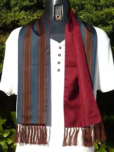 Vintage SAMMY Scarf Cravat Dapper Mod Indie Skins Scooter Goodwood Ascot 60s 70s - Picture 1 of 10