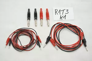 Laborleitung Laborkabel Labor Kabel Leitung Bananenstecker Ex. Bundeswehr - Bild 1 von 8