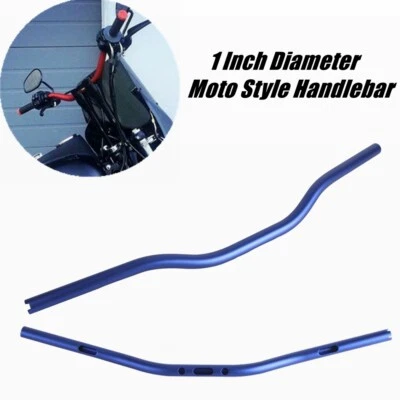 Manillar estándar de barras de moto estilo club de 25,4 mm de diámetro para Harley Dyna Fat Bob Foto 1 de 4