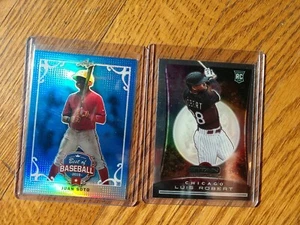 Juan Soto 2019 Leaf /35 Best of Baseball Blue & 2020 Luis Robert Titan RC #7 - Picture 1 of 4
