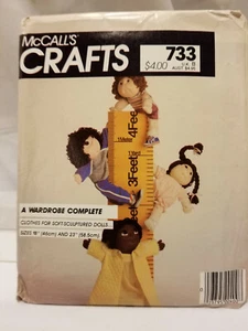 McCalls Crafts 733 Muster für Kleidung für Kohl Patch Kinder 18", 23"  - Bild 1 von 4