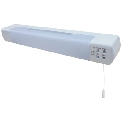 Enchufe Afeitadora Baño Pared Luz 6w LED con Cable Tirador - Doble Voltaje - Eterna - Imagen 1 de 4