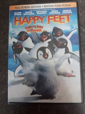 Happy Feet 2006 DVD Movie Full Screen Good Condition - Image 1 of 2