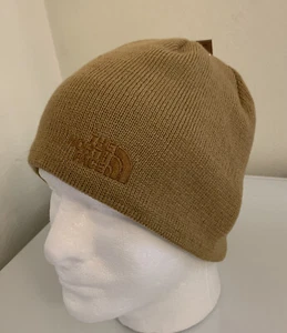 The North Face Jim Beanie Hat Antelope Tan, Soft Fleece Ear Band Unisex OS NWT - Picture 1 of 4
