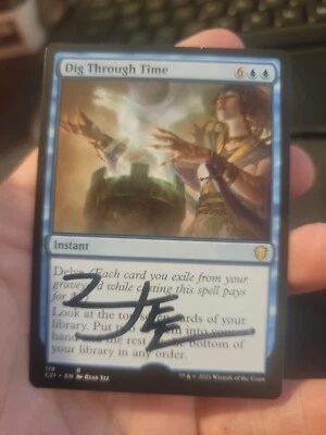 Dig Through Time Artist Proof Blank MTG - Image 1 of 2