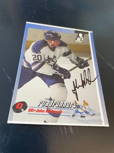 1992-93 Safeway Phoenix Roadrunners IHL Hockey John Mokosak AUTOGRAPHED MT