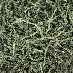 - 2 LB - Army Green - Crinkle Cut Paper Shred Filler Great for Gift Wrapping, Ba - Picture 1 of 5
