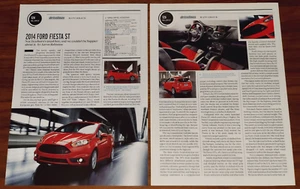 FORD 2014 FOCUS ST revista artículo impreso coche y conductor líneas motrices hatchback - Imagen 1 de 4