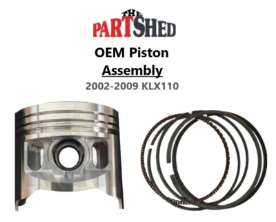 Juego de anillos de pistón y kit de pistón OEM Kawasaki KLX110 2002-2009 13001-0754 13008-1189 Foto 1 de 4