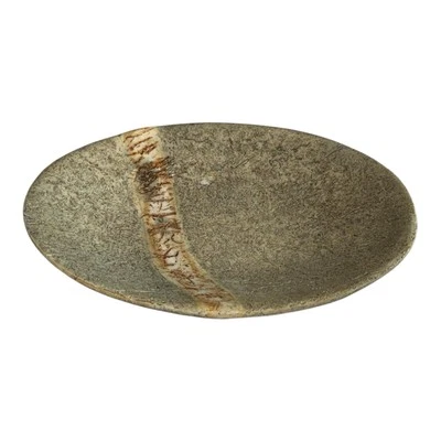 Porta-saboneteira Wamsutta caddy natural pedra-cores listras resina - Imagem 1 de 4