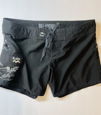 Billabong Board Shorts Swim Shorts Black Junior Women’s Size 5 Y2k Surf Skate - Image 1 of 4