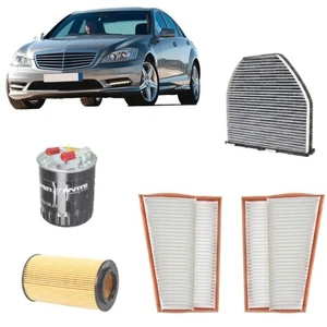 Kit tagliando 5 filtri per Classe S W221 2987CC gasolio 320cdi 350cdi - Imagen 1 de 5
