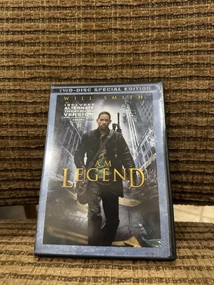 I Am Legend 2007 2-Disc DVD Widescreen Edition Will Smith Sci-Fi - Image 1 of 4