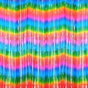 3 Pack 3.2ft x 8.2ft Rainbow Metallic Tinsel Curtains Mexican Fiesta Party Ph... - Picture 1 of 5