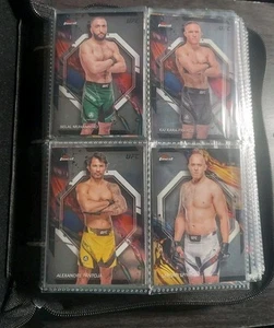 2024 Topps UFC Ultimate Fighting-Binder Collection-217 carte in totale - Foto 1 di 24