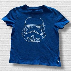 Gap Star Wars Stormtrooper Embroidered  T-Shirt Size  Brilliant Blue - Picture 1 of 4