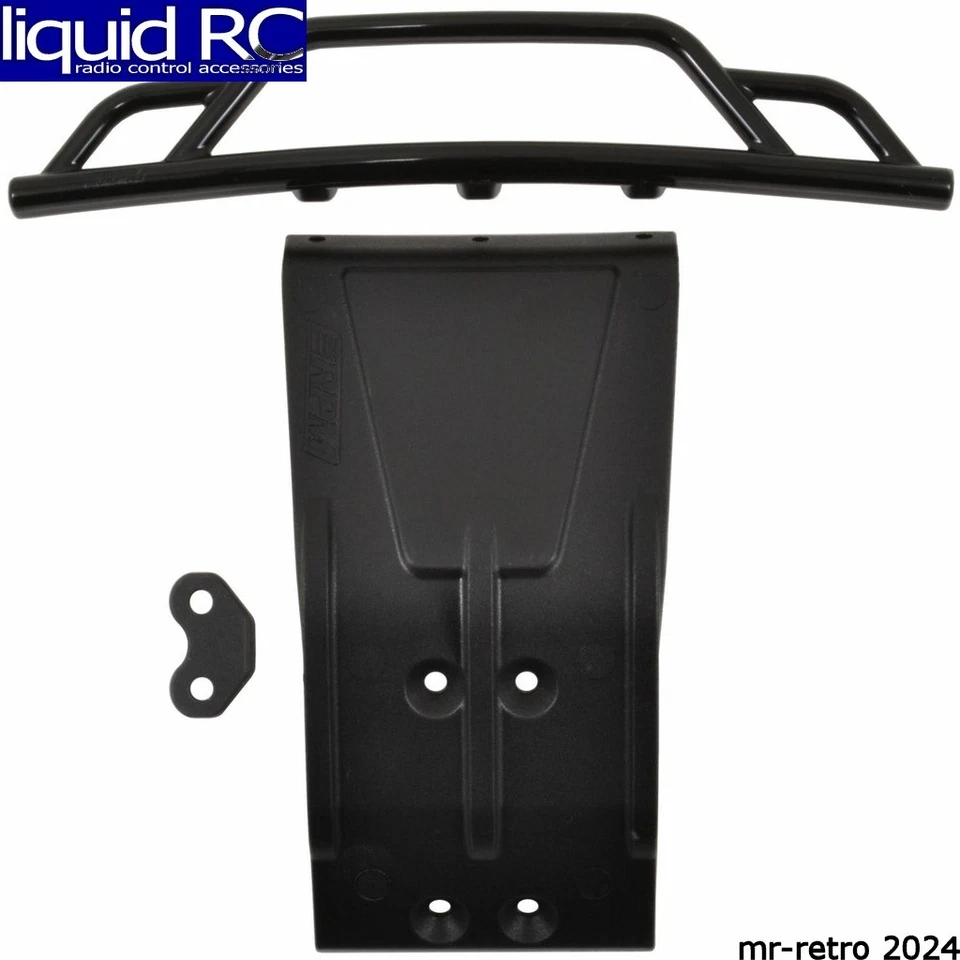 RPM R/C Products 73042 Front Bumper and Skid Plate Black: Losi SCTE - Image 1 of 1