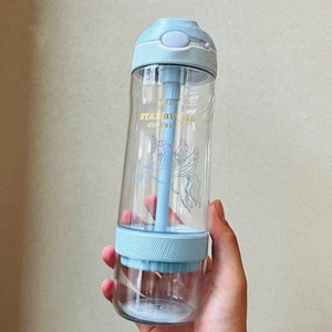 New 2022 China Starbucks Summer Contigo Blue Coffee Paradise 24oz Fruit Tea Cup - Picture 1 of 6