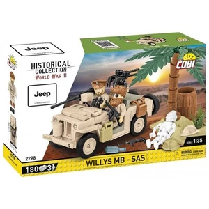 Cobi 2298 1:35 World War II SAS Willys MB Military Construction Kit 180 Pcs - Picture 1 of 4
