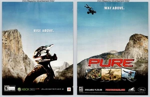Pure Playstation 3 Xbox 360 Video Game Promo 2008 2Page Advertisement - Picture 1 of 5