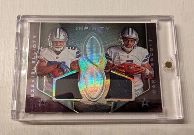 2016  Infinity  Dual Memorabilia Dak Prescott, Ezekiel Elliott #DM-EP /288 RC - Image 1 of 2