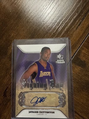 2007-08 SP Rookie Threads - Signing Day Javaris Crittenton #SD-JC (AU, RC) - Image 1 of 2