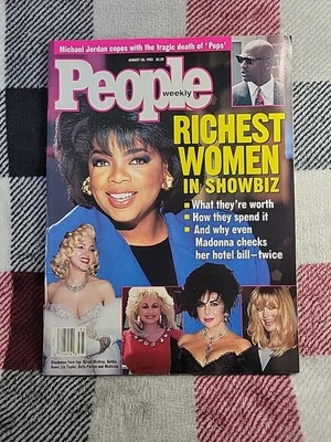 People Mag August 30 1993 Richest Women In Showbiz - Michael Jordan's Dad Dies - Image 1 of 4