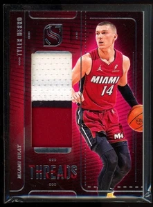 2024-25 Panini Silhouette Tyler Herro Threads Game-Worn Jumbo Jersey Patch 3 CLR - Bild 1 von 2