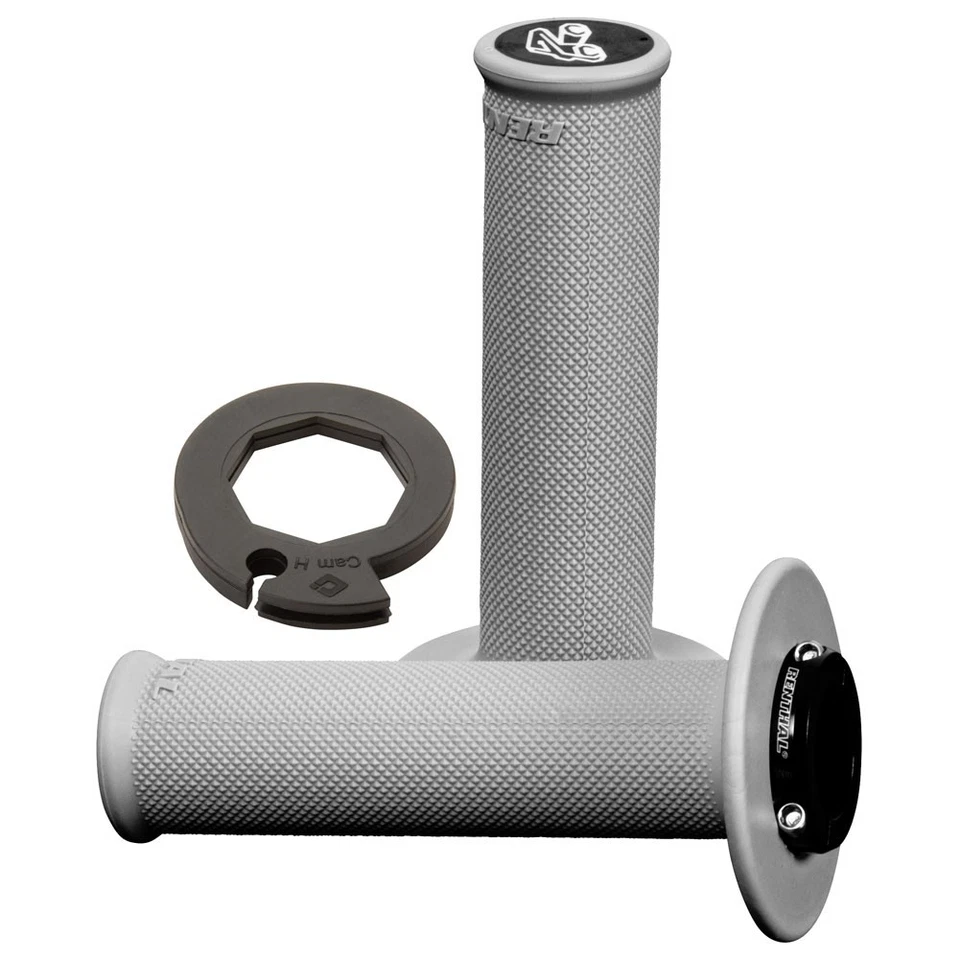 Empuñaduras de bloqueo originales Renthal Full Diamond MX compuesto suave para Honda CRF125F Foto 1 de 1