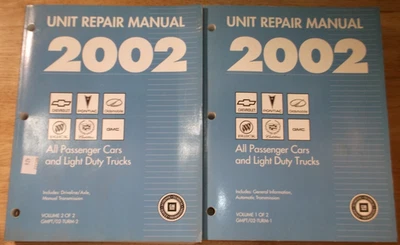 Manuale Di Riparazione E Servizio Per Camion E Auto Leggeri CHEVY GMC 2002 - Immagine 1 di 4