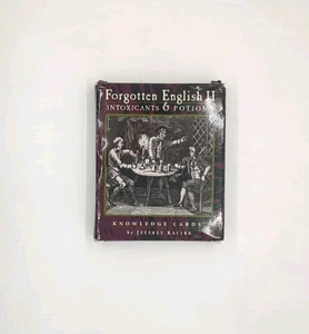 Forgotten English II Knowledge Cards: Intoxicants & Potions by Jeffrey ... - Imagen 1 de 3