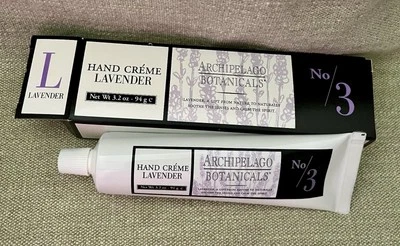 Creme manual arquipélago único lavanda 3,2 onças nº 3 sem parabeno feito nos EUA - Imagem 1 de 4
